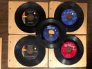 5 Vintage 1950s 45s Nolan Strong Honey Boys Johnny Burnette Big Danny Oliver