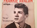 Frankie Avalon SHY GUY/TOO YOUNG TO LOVE (PROMO ROCK 45/PS) #C-1 PLAYS VG+