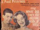 Shelley Fabares Paul Petersen What Did They Do Before Rock N Roll PICTURE SLEEVE