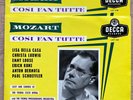 LXT 5107-9 (O/G O/S) Mozart Cosi Fan Tutte Karl Bohm Della Casa Christa Ludwig