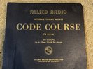 Allied Radio Int’l Morse Code Course - 5 Vinyl Records (1950’s)