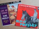 ELVIS PRESLEY - Love Me Tender + 3 - 1956 US 45T EP + FR 45T EP 7
