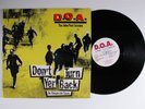 D.O.A. Don't Turn Yer Back ALTERNATIVE TENTACLES EP VG+ 45rpm company insert r