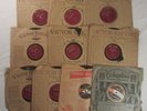 Eight Early Opera 78's -- CARUSO, Farrar, ALDA, Werrenrath, GALLI-CURCI, Seagle