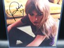 LONG SIG HEART Taylor Swift Signed Midnights Mahogany Vinyl Autograph Insert