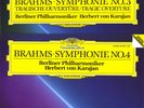 2LP Set DGG 427496/7 BRAHMS Symphonies 3 & 4 Tragic Overture KARAJAN Berlin PO