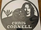 CHRIS CORNELL VINYL LASER ETCHED CUTOUT RECORD ART AUDIOSLAVE LP FRAMEABLE