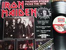 IRON MAIDEN THUNDERSTICKS' PICKS LP Poster Ltd Friday Rock Show Soundhouse Tapes