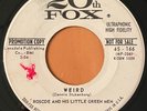 Roscoe & His Little Green Men WEIRD  20th Century ROCKABILLY PROMO 45 RARE