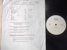 BOB WELCH French Kiss TEST PRESSING LP US PROMO + Album Critique Sheet