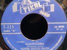 Marimba Orquesta Gallito–Guatecumbia/La Cumbia Veinte Tikal–T-223Guatemala PRESS