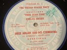 RARE 16” VINYL RECORD UNITED STATES NAVY EVELYN KNIGHT MARIO LANZA SINATRA ADLAM