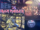 IRON MAIDEN Piece Of Mind Lp Vinyl Original Pressing VG+/EX MERCH SHEET