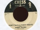 Muddy Waters - Forty Days & Forty Nights on Chess Rare Promo R&B Blues 45