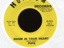 The Pips - Every Beat Of My Heart / Room in Your Heart on Huntom R&B 45