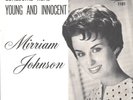 MIRIAM JOHNSON-(JESSE COLTER)-PICTURE SLEEVE+45-(LONESOME ROAD)--PS--PIC--SLV