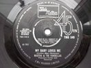 EARLY TAMLA TMG-549 MARTHA & THE VANDELLAS MY BABY LOVES ME VINYL IS IN VG++ CON