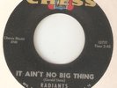 THE RADIANTS Aint No Big Thing CHESS CHICAGO NORTHERN SOUL USA 45