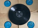 5x Elvis Presley 78rpm’s  Hound Dog+Teddy Bear+Too Much+Blue Moon+All Shook Up