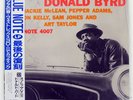 DONALD BYRD OFF TO THE RACES BLUE NOTE BN4007 Japan VINYL LP