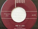 The Silhouettes Get A Job Rare Original 1st Press Junior Records Doo Wop VG++ 45