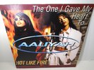 Aaliyah 12” Vinyl Record The One I Gave My Heart To - Hot Like Fire 1997 Singles