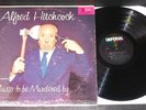 Vintage lp ALFRED HITCHCOCK Music to be Murdered By 1958 mono DG Imperial HORROR