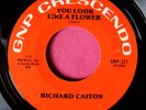 RICHARD CAITON - You Look Like a Flower - super clean 45 rpm - GNP Crescendo 327