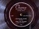 Chance 1110 JOHN LEE BOOKER Graveyard Blues  Blues 78 rpm EE-   post-war