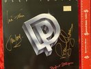 SIGNED BY ALL 5 BAND MEMBERS  DEEP PURPLE PERFECT STRANGERS LP 1980s LIKE NEW