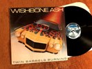 Wishbone Ash Twin Barrels Burning LP Fantasy Records F-9629 1982 prog rock