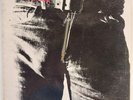 The Rolling Stones ‎  STICKY FINGERS   ‎1971 Zipper Cover Vinyl LP Album   EX