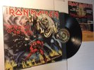 IRON MAIDEN - The Number Of The Beast Vinyl LP  w/ Merchandise Insert VG