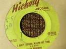 45 RPM Wiley Barkdull HICKORY 1074 I AIn't Gonna Waste my Time ROCKABILLY VG