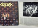 First Pressing Anthrax - Among The Living LP - Megaforce /Island ISL 1131 PEX/EX