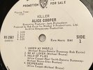 Alice Cooper - Killer - WHITE LABEL PROMO - SUPER RARE - 1971 - Vinyl Record