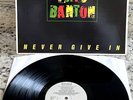 Pato Banton Never Give In 1988 Vinyl Record LP Promotional Gold Stamp