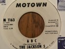 TEH JACKSON 5 - ABC, MOTOWN M 1163, WL PROMO 45 RPM, 1970, RARE