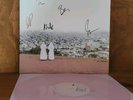 Death Cab For Cutie - Asphalt Meadows SIGNED FULL BAND AUTOGRAPH Pink Vinyl RARE