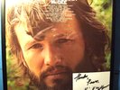 Kris Kristofferson Me And Bobby McGee LP W/ Signed Thru Mail Card Neatly Framed