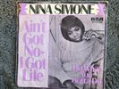 NINA SIMONE AINT GOT NO I GOT LIFE DO WHAT YOU GOTTA DO PS IMPORT PICTURE SLEEVE