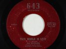 Crossover Sweet Soul 45 - Raptures - This World Is Lost/Summertime - 643