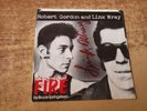 AUTOGRAPHED LINK WRAY VG+ SLEEVE 1970s Robert Gordon With Link Wray – Fire 45
