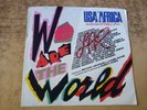 VALID SIGNED VG++ LIONEL RICHIE USA For Africa We Are The World  SLEEVE ONLY 45