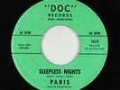 Northern Soul 45 - Paris - Sleepless Nights - Doc - rare original