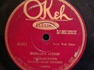 78rpm-CHARLES BUTTS SACRED HARP SINGERS OK 45251 MURILLO'S LESSON