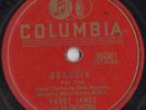 Harry James And His Orchestra - Braggin' / For Want Of A Star (Shellac, 10