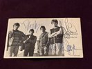 PSYCH / MOD / THE SMALL FACES: FULLY SIGNED 1966 BAND PROMO CARD RARE