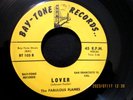 FABULOUS FLAMES Lover / I'm So All Alone Doo Wop R&B Rock 45 Orig. 1960