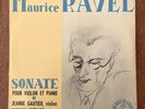 RARE CHANT DU MONDE 7INCH JEANNE GAUTIER YVONNE LEFEBURE RAVEL SONATAS LDY-8115